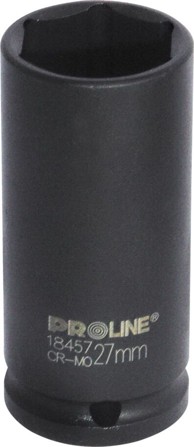 PROLINE Cr-Mo Produžena 6-kutna udarna nasadna glava, 1/2", 17 mm